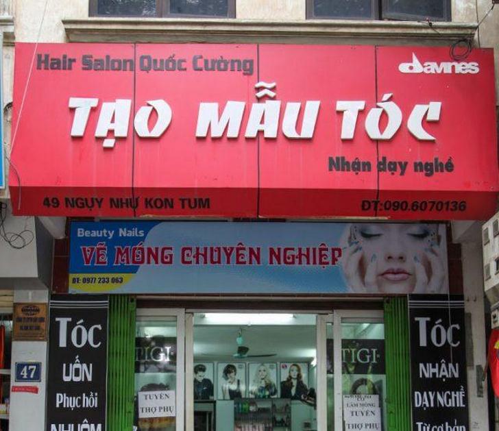 Biển quảng cáo Salon tóc